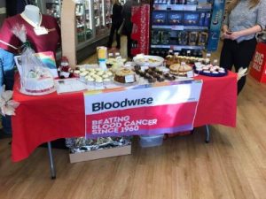 The cake stall proved to be very popular.